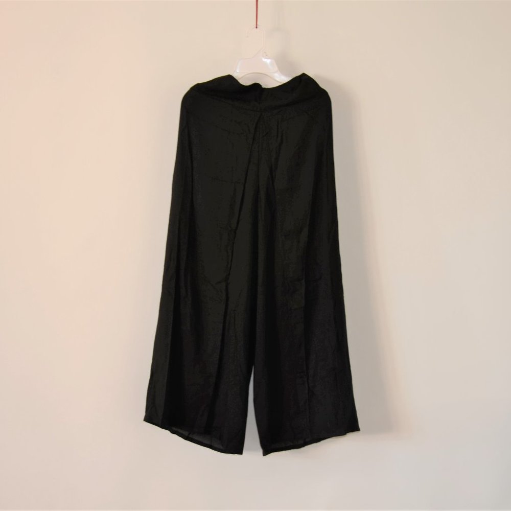 LOFBAZ Slit Leg Palazzo Pants for Women